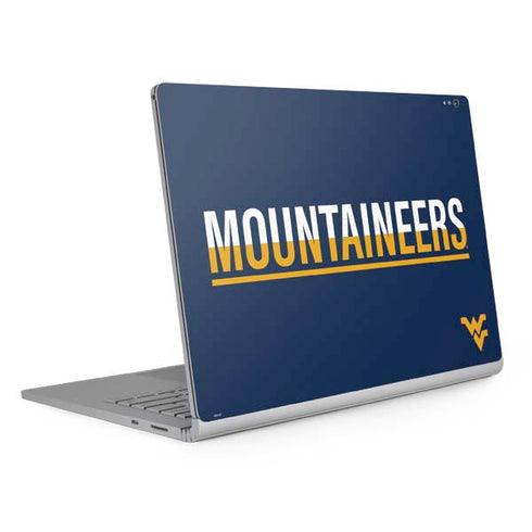 West Virginia University Blue Wood Floor Surface Book 2 13.5in Skin